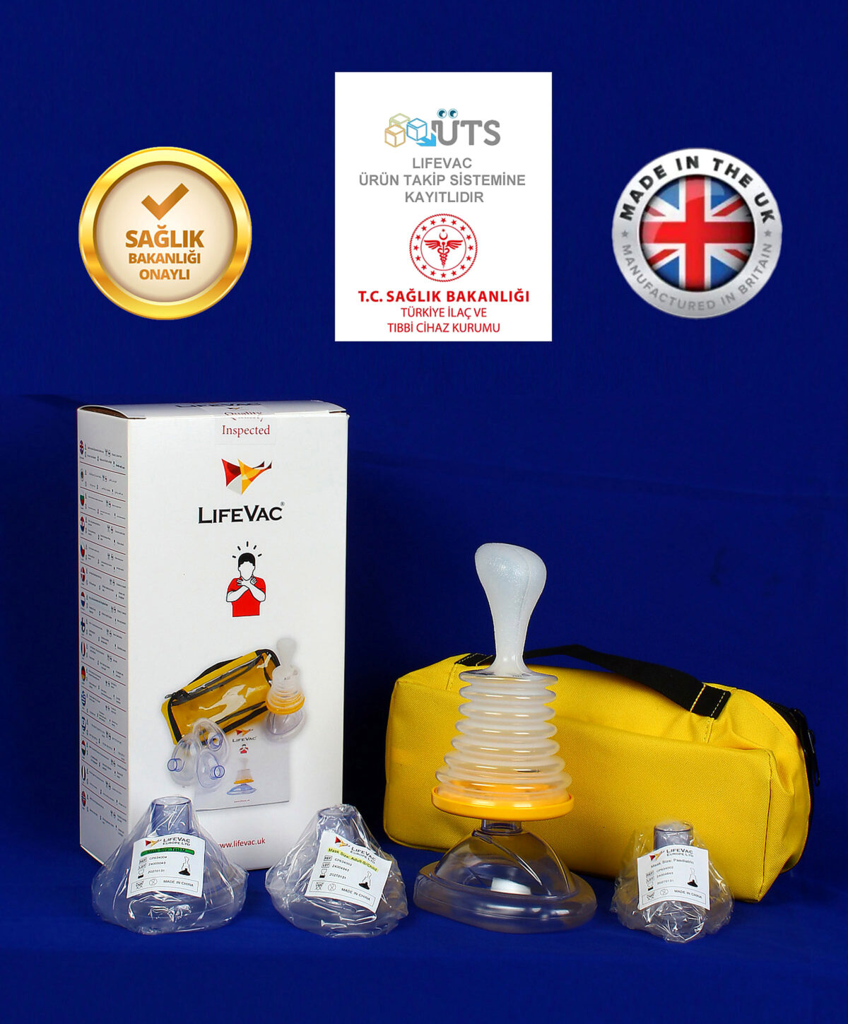 LifeVac Standart Kit — Taşıma Çantalı